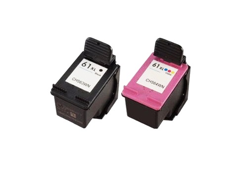 2 Pack Combo Remanufactured HP 61XL BK/COL ink cartridges 2 Pack Combo Remanufactured HP 61XL BK/COL ink cartridges