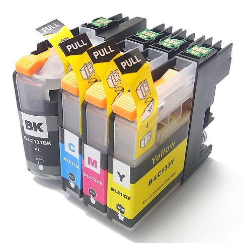 Compatible Brother LC133 ink cartridges 4 Pack Combo (1BK/1C/1M/1Y) Compatible Brother LC133 ink cartridges 4 Pack Combo (1BK/1C/1M/1Y)