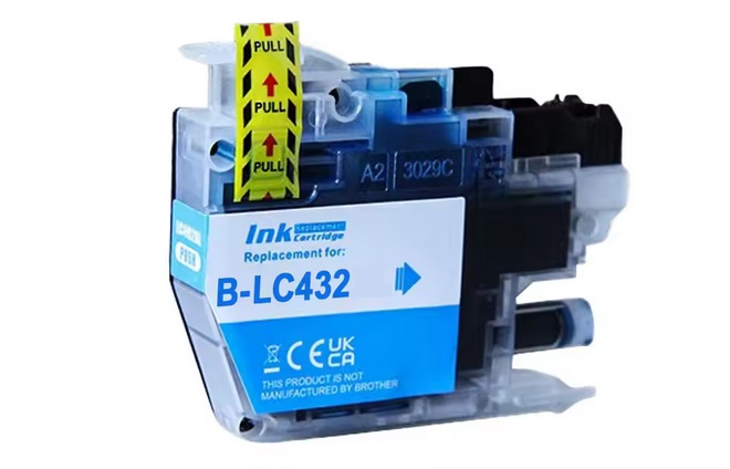 Compatible Brother LC432C (Cyan) ink cartridge Compatible Brother LC432C (Cyan) ink cartridge